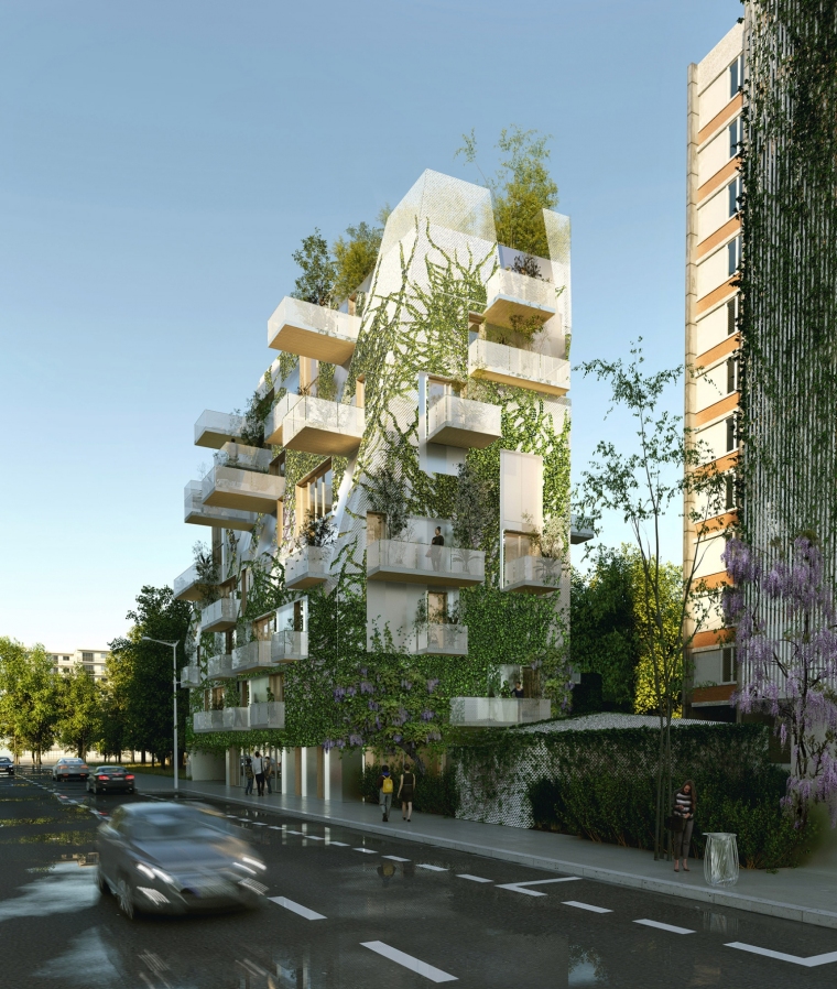 法国巴黎多彩的住宅资料下载-法国巴黎新公寓
