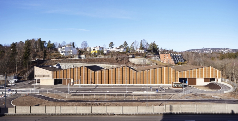 奥斯陆新中央车站资料下载-奥斯陆Smestad回收利用中心