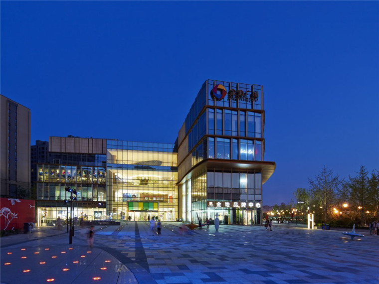商业中心建筑设计定位资料下载-西安金地湖城大境商业中心