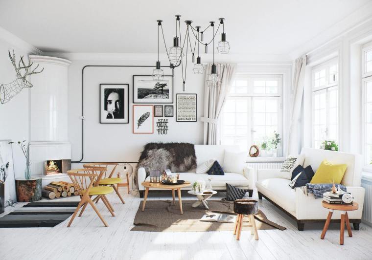 瑞典精致的纳维亚公寓资料下载-纳维亚风格的公寓