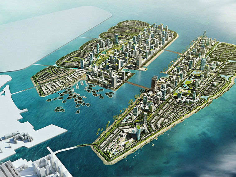 公共环境改造资料下载-印尼Pluit海滨城市公共区域的改造