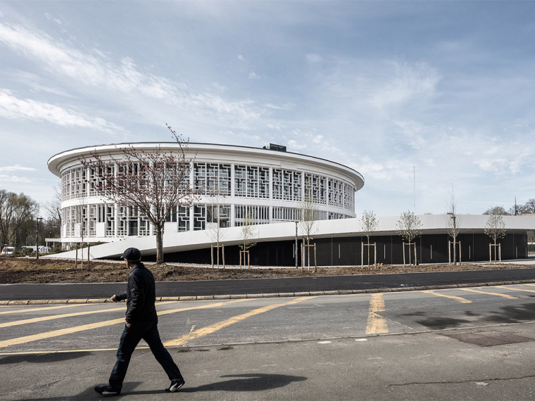 法国隆勒索涅图书馆资料下载-法国里尔大学图书馆扩建