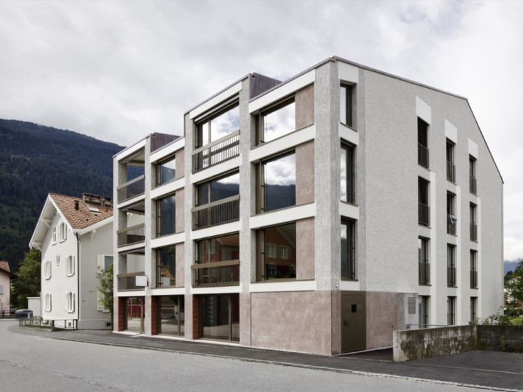 十户住宅楼资料下载-瑞士La Contenta多户住宅楼