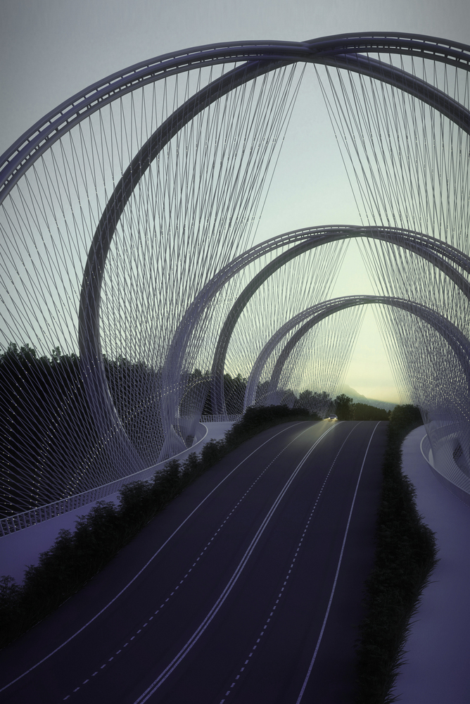 北京2022年冬奥会三山大桥效果图-北京2022年冬奥会三山大桥第9张图片