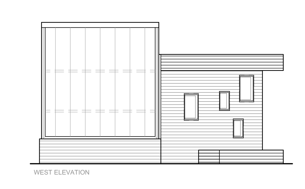 美国莱夫艺术工作室立面图