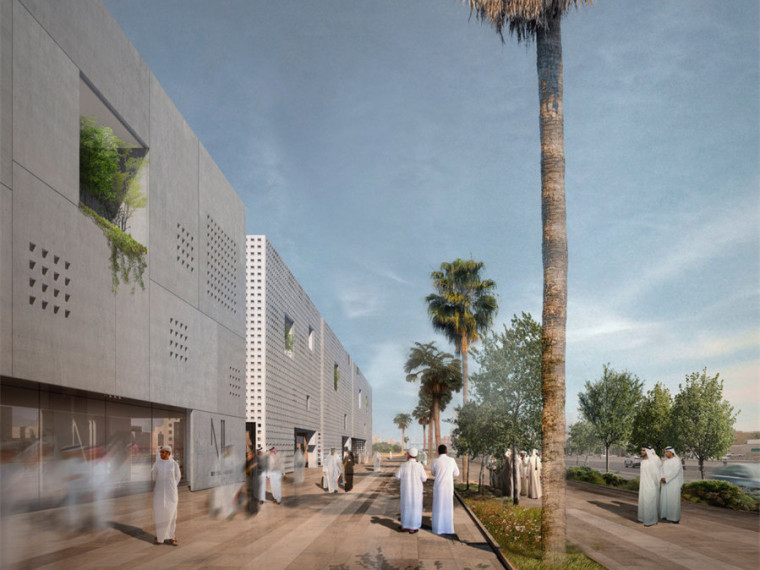 住宅公共区域设计方案资料下载-沙特阿拉伯艺术绿洲公共区域改造