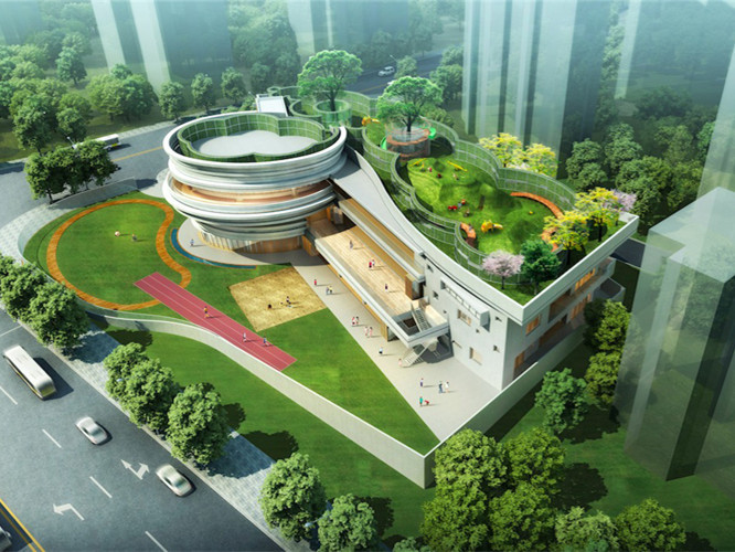 幼儿园设计方案上海资料下载-上海紫竹领仕幼儿园