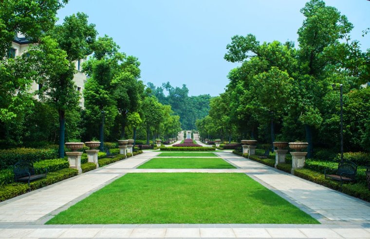 杭州金都夏宫别墅区景观外部实景-杭州金都夏宫别墅区景观第6张图片