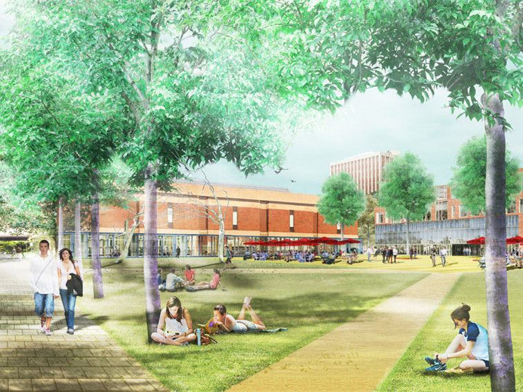 SASAKI校园规划资料下载-美国内布拉斯加大学校园改造