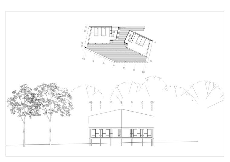 秘鲁AniNiiShobo山林小屋平面和剖-秘鲁AniNiiShobo山林小屋第19张图片