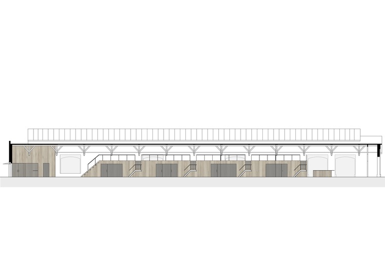 荷兰Houtloods工作室剖面图-荷兰Houtloods工作室第15张图片