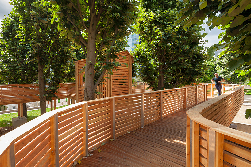 法国高架木质通廊-公共环境案例-筑龙园林景观论坛