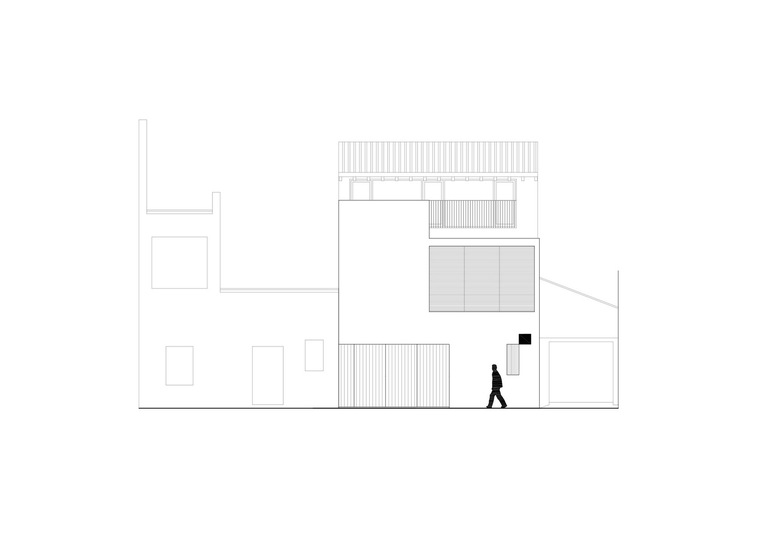 西班牙巴伦西亚庭院住宅立面图-西班牙巴伦西亚庭院住宅第21张图片