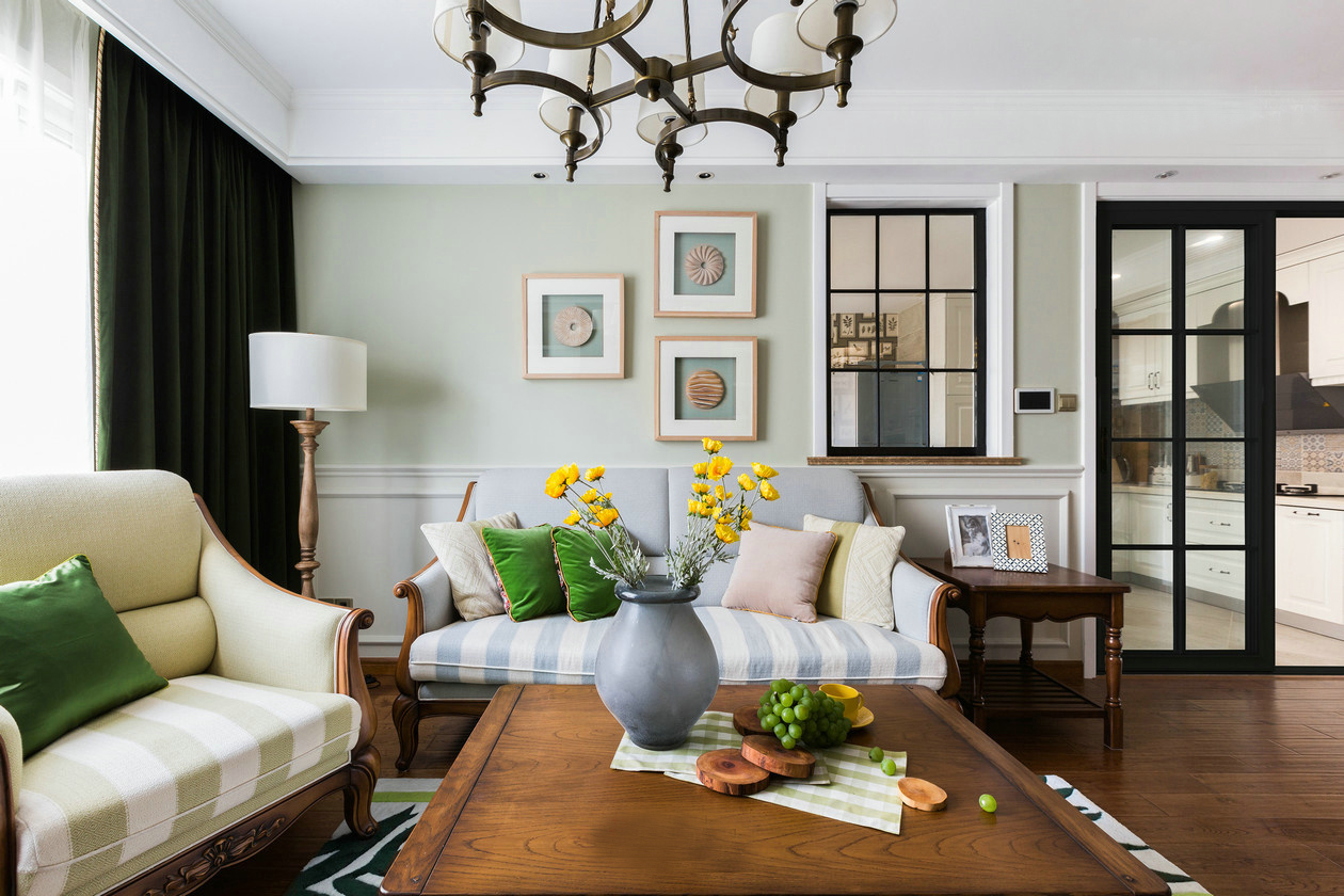 美式风格的住宅室内实景图-美式风格的住宅第4张图片