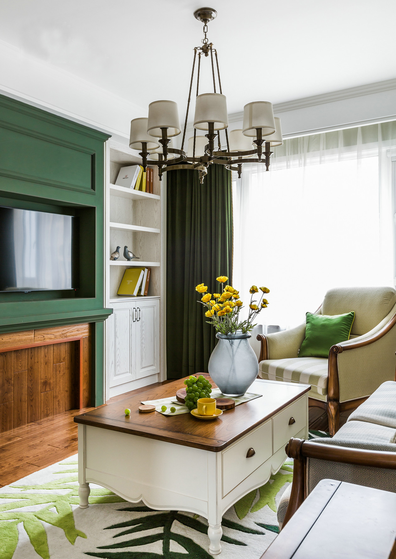 美式风格的住宅室内实景图-美式风格的住宅第5张图片