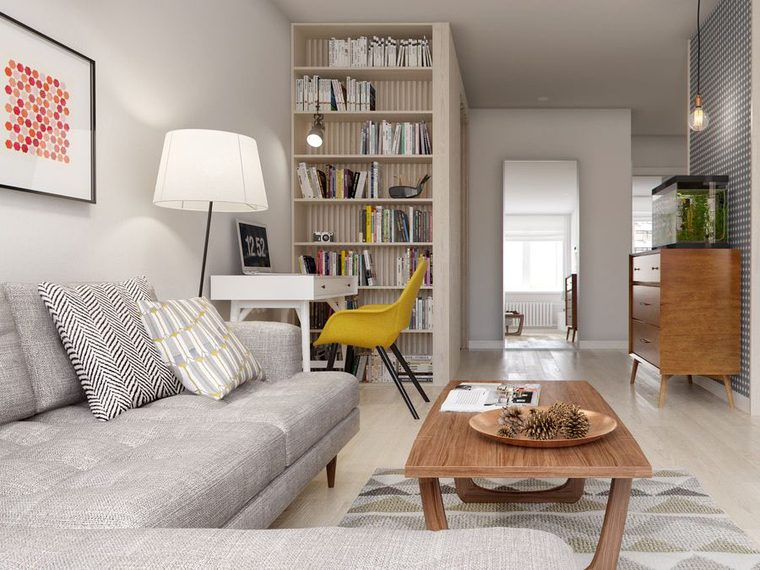 圣彼得堡素雅空间的住宅