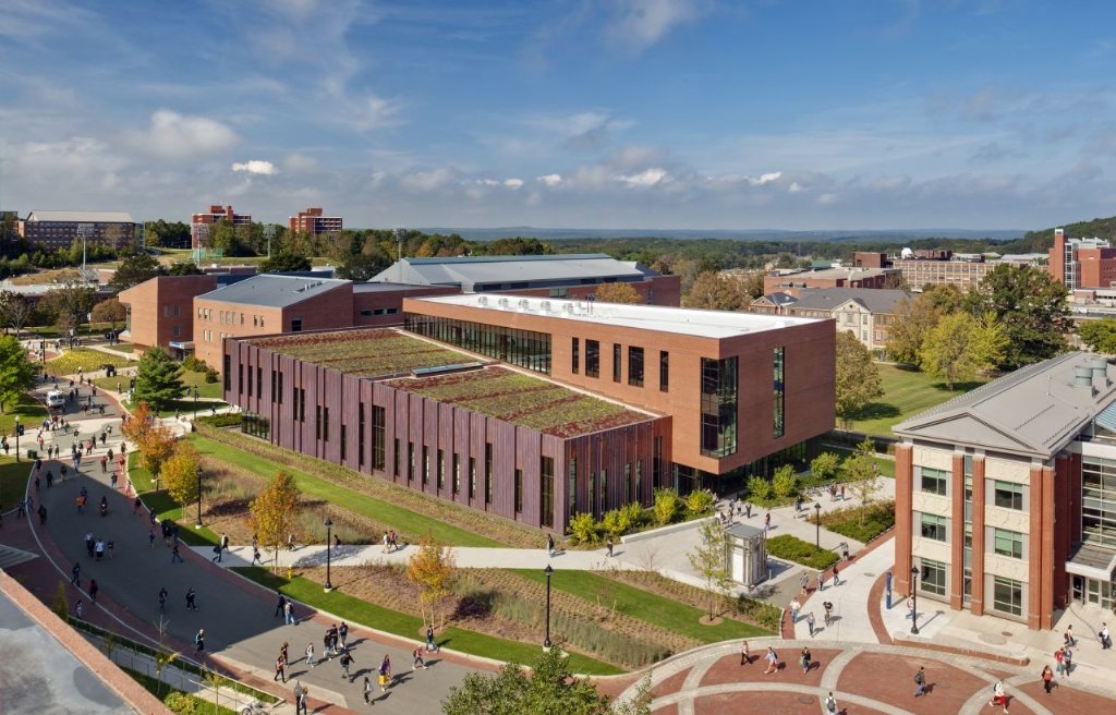 美国康涅狄格州大学校园景观