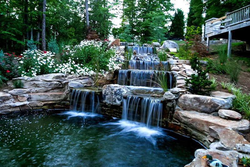 住宅小院的水景景观