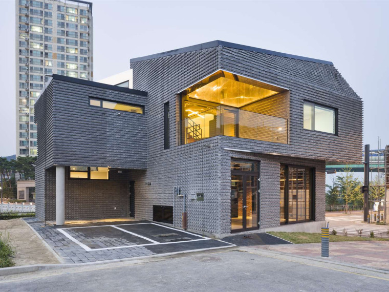 阳光房顶施工图资料下载-韩国Scale-ing住宅