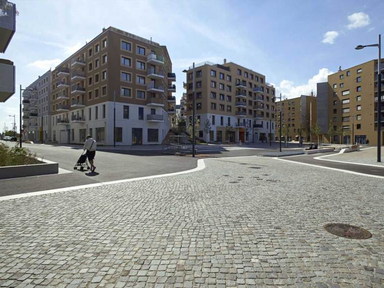 城市公共空间设计平面图资料下载-奥地利Aspern工程公共空间的改造