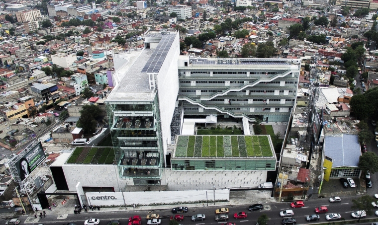 新校区平面图资料下载-墨西哥CENTRO大学新校区多功能建筑