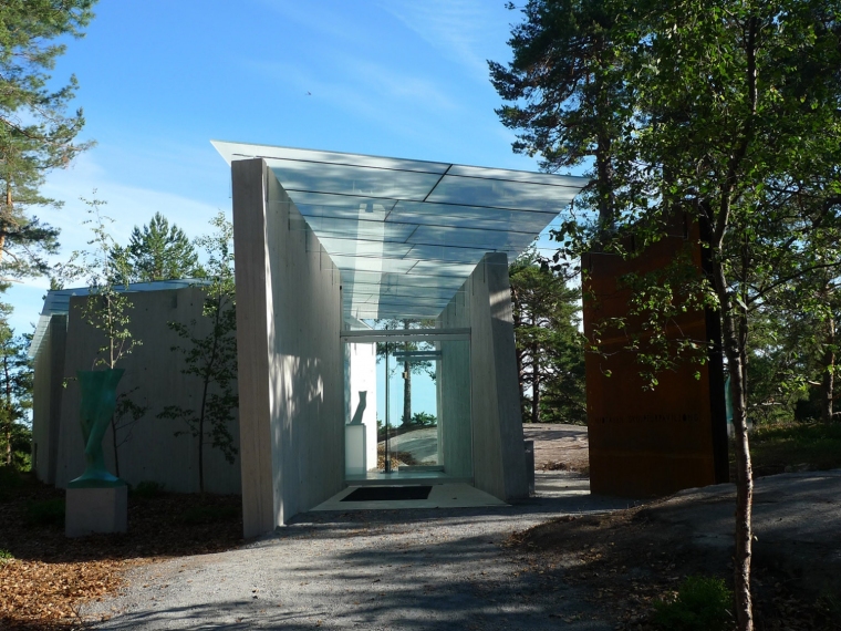 公园雕塑墙资料下载-挪威Midtåsen雕塑公园建筑