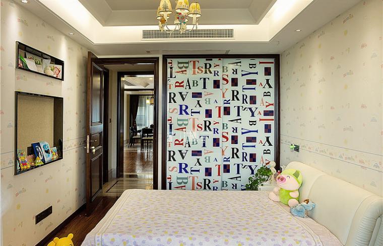 新中式风格家居样板间室内卧室实-新中式风格家居样板间第15张图片