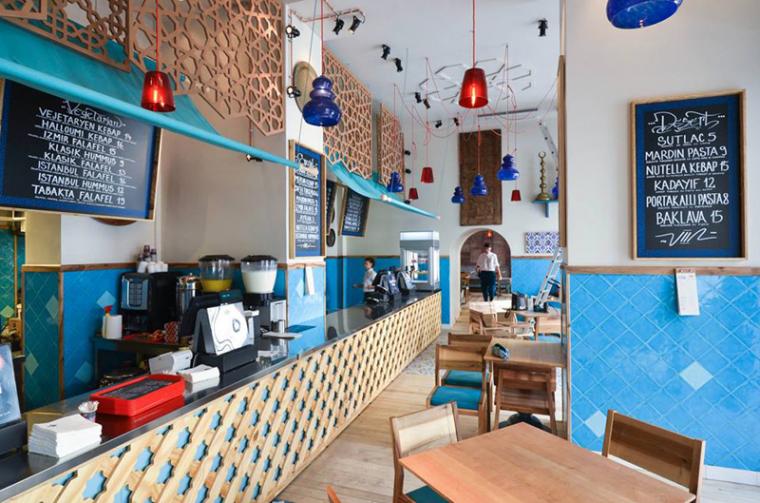 土耳其布加勒斯特老镇餐厅