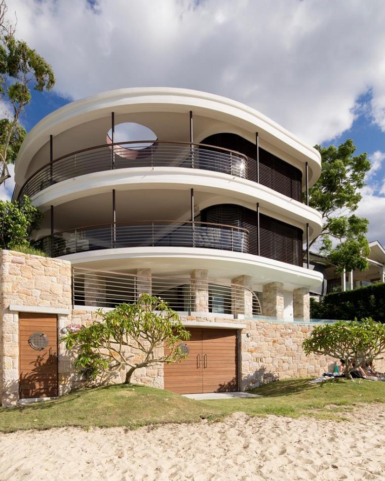 悉尼海湾艺术风格住宅外部实景图-悉尼海湾艺术风格住宅第2张图片
