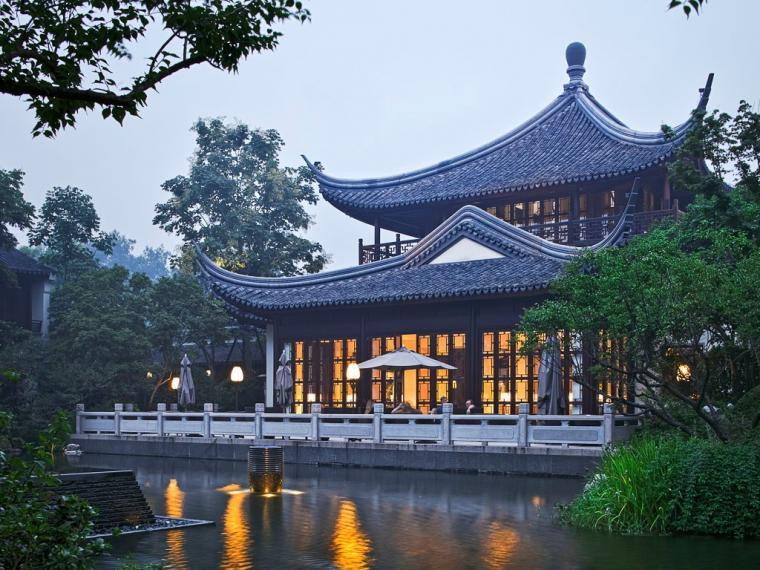 杭州西湖的景观资料下载-杭州西子湖四季酒店