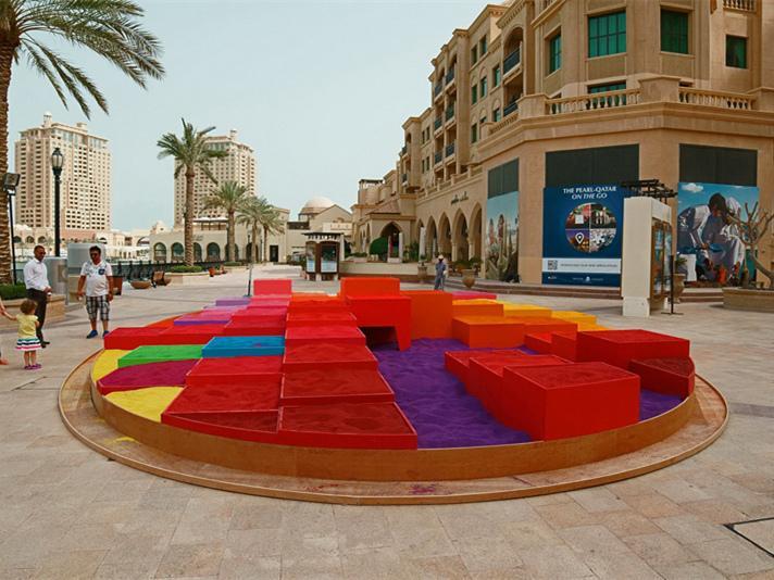 互动的艺术装置资料下载-卡塔尔梦之城艺术装置