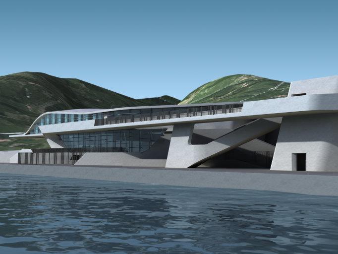 公共设施CAD模型资料下载-意大利萨勒诺海上码头