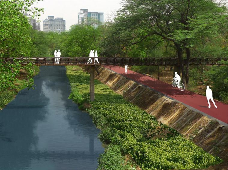 水道改造施工方案资料下载-印度新德里城市水道环境的改造