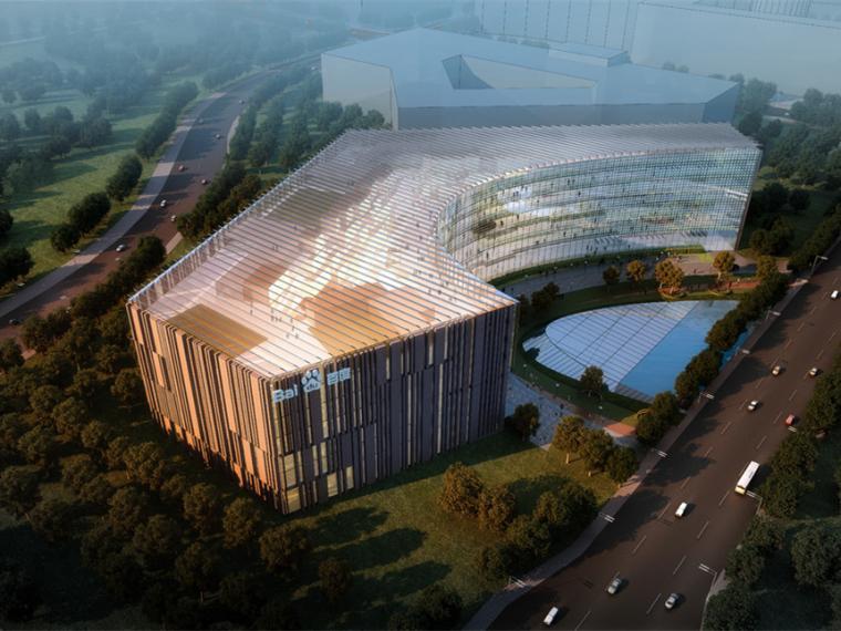 科技园屋顶资料下载-北京百度科技园