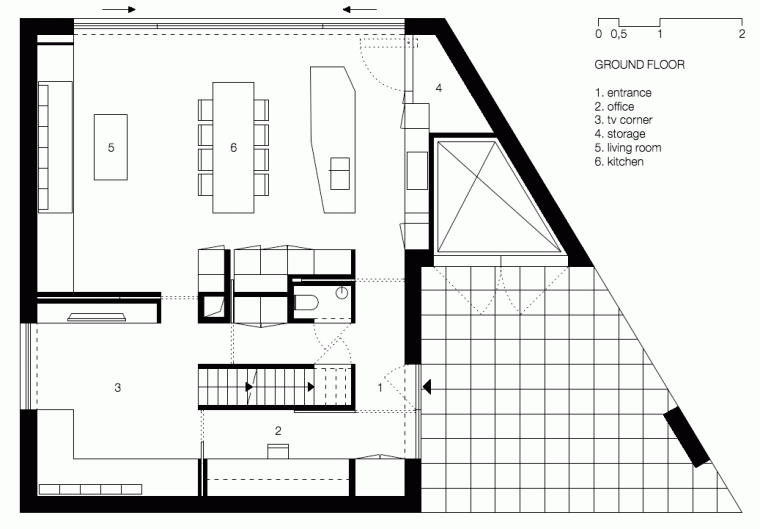 布鲁塞尔独栋住宅平面图-布鲁塞尔独栋住宅第24张图片