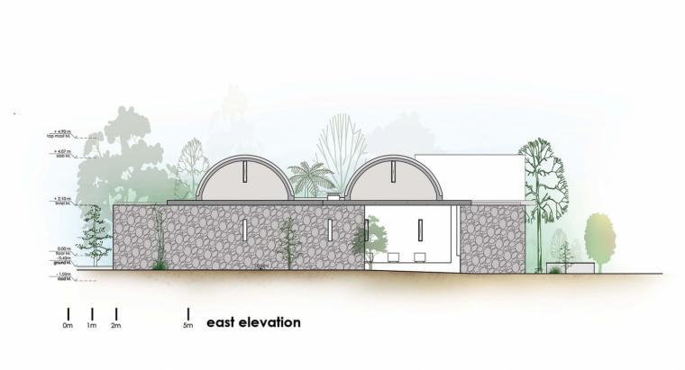 印度单层住宅景观立面图-印度单层住宅景观第35张图片