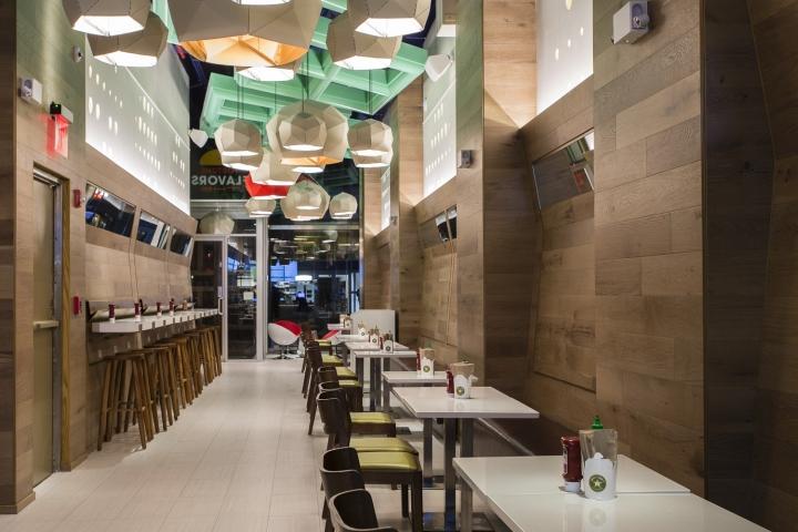 纽约山姆大叔汉堡店-商业展示类装修案例-筑龙室内设计论坛