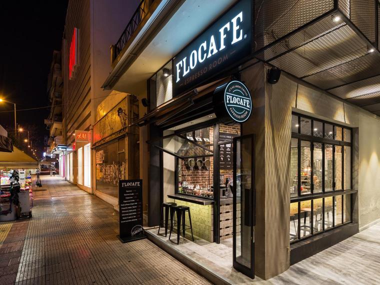 Masa咖啡烘焙连锁店资料下载-希腊Flocafé Street咖啡店