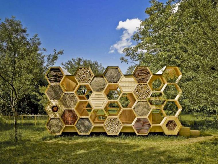 蜂巢景观设计资料下载-法国蜂巢装置