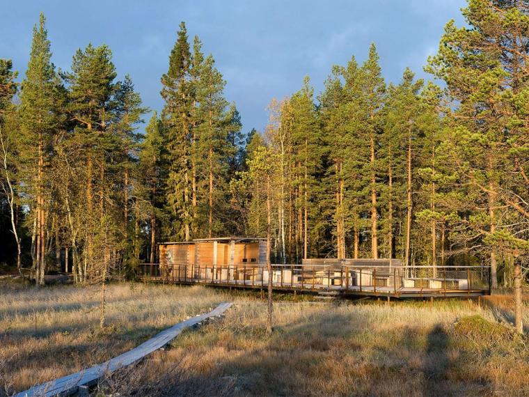 国家公园的建筑设施资料下载-瑞典Lillhärdal国家公园