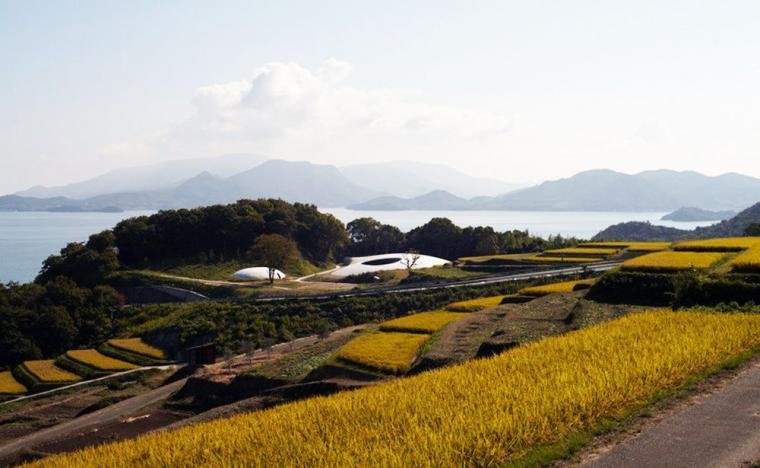 日本丰岛美术馆外部实景图-日本丰岛美术馆第2张图片