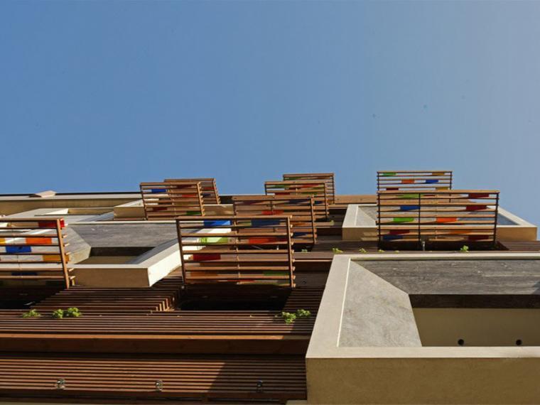 居住楼的绿化资料下载-德黑兰的特色公寓楼