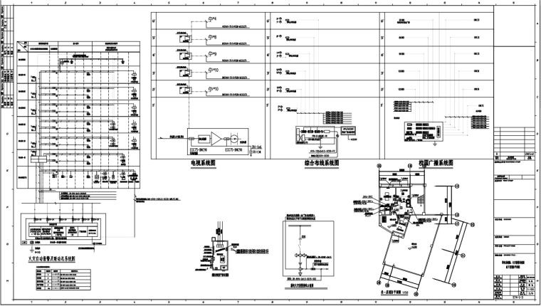西安中学教学楼项目资料下载-四川某中学双语学校综合楼项目全套电气图纸