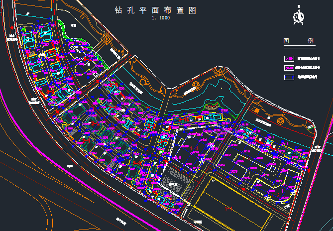 CAD冷库平面图资料下载-特色餐饮区及冷库加工区场地工程地质勘察报告