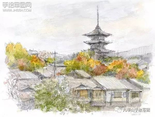 建筑手绘速写风格篇_25