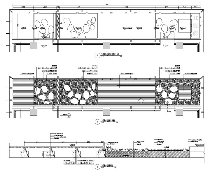 [北京]科技商务园营销体验区景观施工图（LEED黄金认证项目）-五层屋顶花园详图