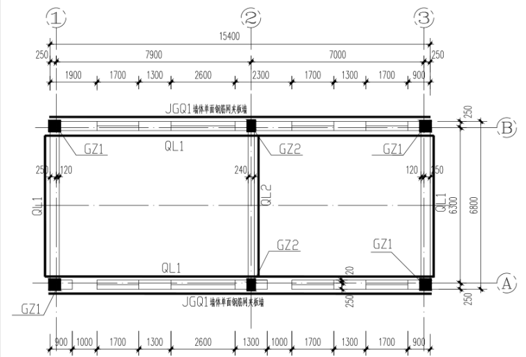 农村自建平房平面图资料下载-砖木结构中小学教学平房抗震加固施工图