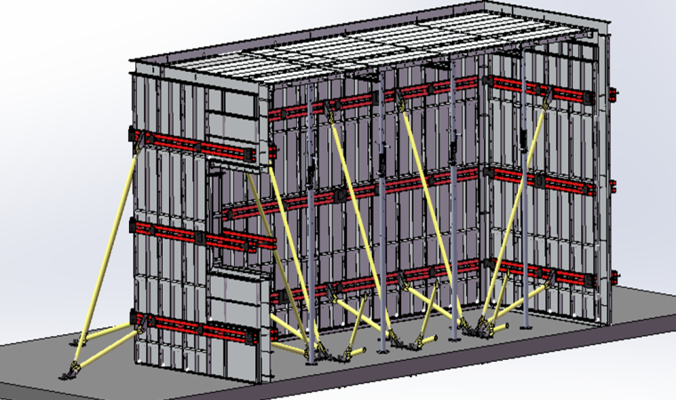 铝合金模板配板图资料下载-河北某小区高层剪力墙结构住宅楼铝合金模板施工方案（内容详细）