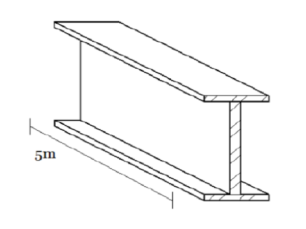梁立面图资料下载-单线铁路简支钢板梁桥设计计算