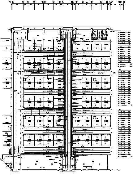 某展览中心全套电气图纸-B区-8.000米标高层照明平面图